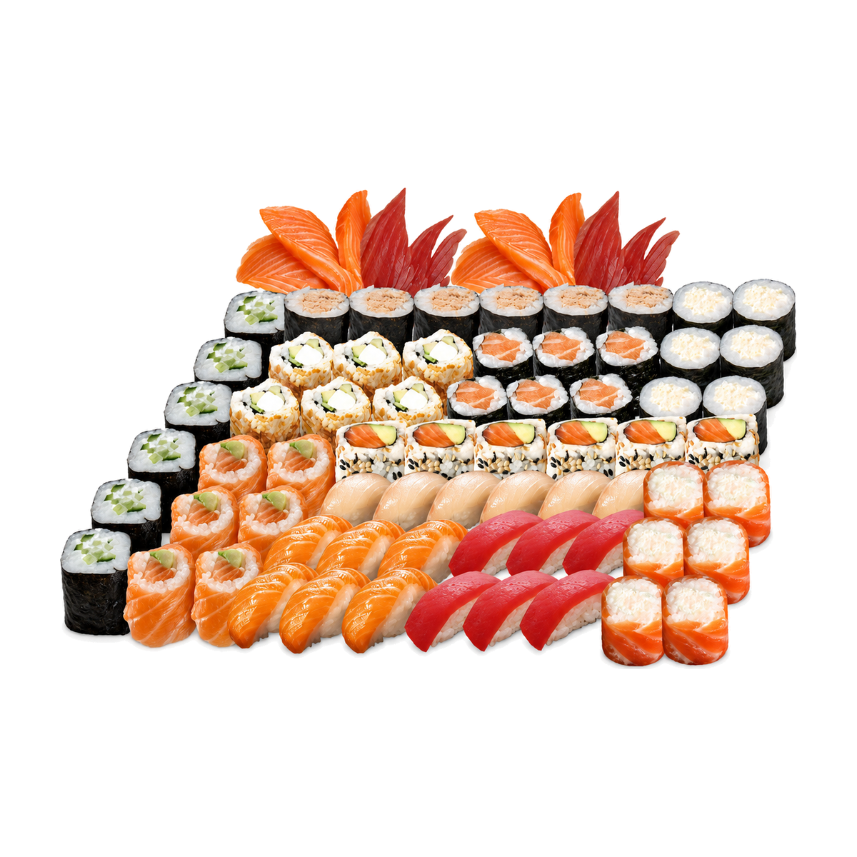 Menu famille Gyawo — sushis et spécialités asiatiques